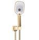 Душова система Rea Moby brushed gold + BOX прихованого монтажу REA-P2403, Золотий
