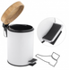 Кошик для сміття Yoka Bin White Bamboo 3л. для ванної кімнати CH.BIN-WHT, Білий