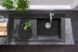 Кухонная мойка Hansgrohe S514-F450 1050x510 полочка слева Graphiteblack 43314170