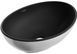 Умивальник Mexen Elza silver black matt накладний MEX-21014024, Хром