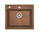 Кухонна мийка Adamant Prizma 590x495x200 terra-cotta 433223, Цемент матовий
