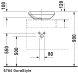 Умивальник Duravit DuraStyle 43x43 0349430000, Білий