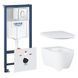 Комплект інсталяція Grohe Rapid SL + унітаз Grohe Essence з кришкою Soft-Close 39571CB0