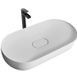 Умывальник Rea Iris 71 white matt накладной REA-U4305, Белый матовый