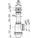Сифон для кухонної мийки Alcaplast A441-DN50/40