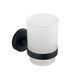 Стакан для зубных щеток VBI Uranus black VBI-040404BL, Черный матовый