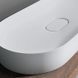 Умывальник Rea Iris 71 white matt накладной REA-U4305, Белый матовый