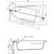 Панель для ванны Cersanit Joanna New 160x42