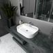 Умивальник Koller Pool Trend на стільницю 610x450 мм TR-0610M-WB, Білий