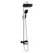 Душевая система Qtap Grand BCR 1004, Черный матовый