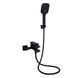 Змішувач для ванни Qtap Gemini (з душовим гарнітуром) QTGEM259BLM45682 Black matt, Черный матовый