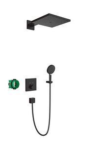 Душевая система скрытого монтажа Hansgrohe Raindance E/ShowerSelect E с термостатом Matt Black 27939670