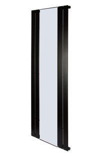 Дизайнерский радиатор Betatherm Mirror 1 H-1800 мм, L-609 мм, с зеркалом, нижнее подключение LE 1118/08 9005M 99, Черный матовый