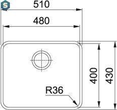 Кухонна мийка Franke Aton ANX 110-48 122.0204.649, Polish