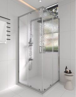 Душова кабіна Koller Pool розсувна квадратна Line Cube 900x900мм хром cкло 6мм grape LNCU90G, Хром, Універсальна, матовий, хром