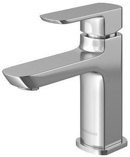 Смеситель для умывальника Kohlman Foxal chrome низкий QB100F, Хром