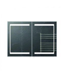 Дзеркальна шафа Мойдодир Oskar ЗШ-100 LEDx2, Білий