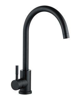 Змішувач для кухні Wezer EKO4A-01-BLACK чорного кольору, Черный матовый