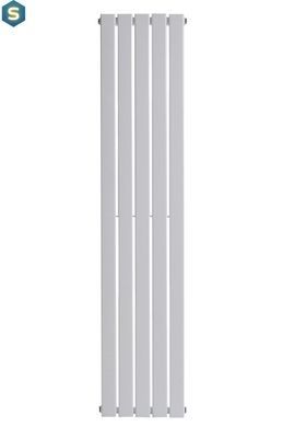 Дизайнерский вертикальный радиатор отопления Arttidesign Livorno 5/2200/340/50 белый матовый, Белый матовый