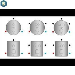 Встраиваемая часть для настенного смесителя Paffoni Compact Box CPBOX001