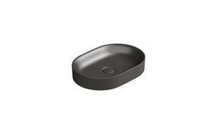 Умивальник Catalano Horizon 50x35 150AHZNS, Черный матовый