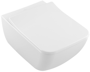 Унітаз підвісний Villeroy&Boch Legato DirectFlush 5663RS01 з кришкою Soft Closing Slimseat, Білий