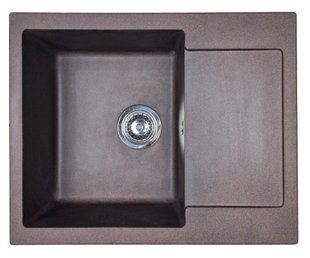 Кухонная мойка Adamant Minimal 615x495x200 mokko 000008528, Цемент матовый