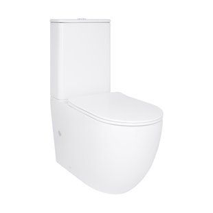 Унитаз напольный Qtap Robin New Ultra Quiet безободковый с сиденьем Soft-Close White QT13226083AW, Белый