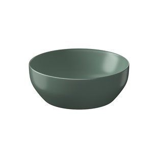 Умивальник на стільницю Cersanit Larga круглий 40x40 зелений матовий K677-049