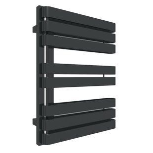 Полотенцесушитель водяной Terma 655x500 Warp S WGWAS065050K9M5GD, Черный матовый