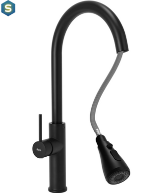Смеситель для кухни Rea Nest black mat REA-B2057, Черный матовый