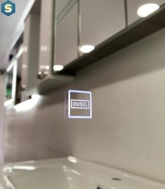 Дзеркало Dusel Led DE-M3001 80x65 см, Білий