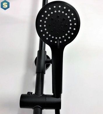 Душевая система Dusel Lacio Black Matt (231355000), Черный матовый