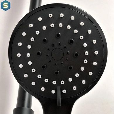 Душевая система Dusel Lacio Black Matt (231355000), Черный матовый