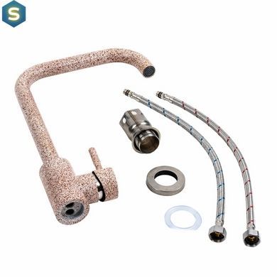 Смеситель для кухни Platinum NS02B (3008B-NA) карамель, Сафари