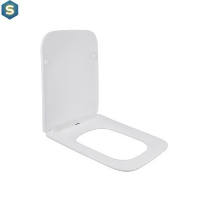 Сиденье для унитаза Qtap Kalao с микролифтом Slim QT08991213AW, Белый