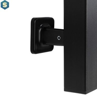 Електрична рушникосушка Navin Stugna 480x1200 Sensor ліва чорний муар 12-028153-3680, Черный матовый, Ліве, Електронний