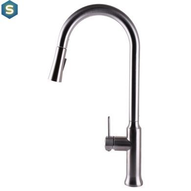 Смеситель для кухни Globus Lux Alpen SBT1-2033, Хром матовый