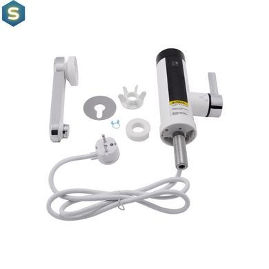 Проточный кран-водонагреватель кухонный для кухни Lidz Warm 061 LDWAR061WCR35431 White/Chrome