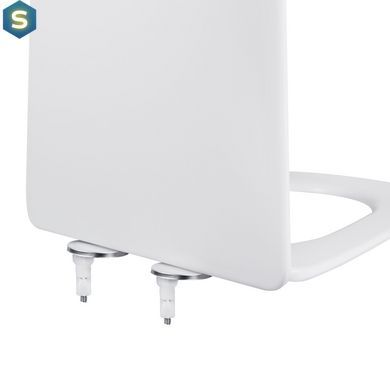 Сиденье для унитаза Qtap Kalao с микролифтом Slim QT08991213AW, Белый