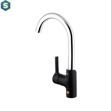 Смеситель для кухни Kroner KRP Essen - SCH030 CV024333, Черный матовый