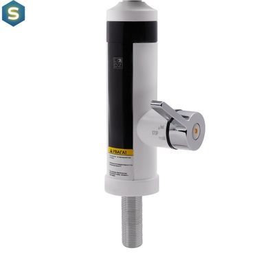 Проточный кран-водонагреватель кухонный для кухни Lidz Warm 061 LDWAR061WCR35431 White/Chrome