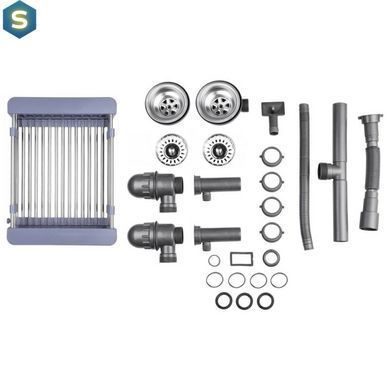 Кухонна мийка Lidz H7843 Brush 3.0/1.0 мм (LIDZH7843BRU3010), Нержавіюча сталь