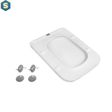 Сиденье для унитаза Qtap Kalao с микролифтом Slim QT08991213AW, Белый