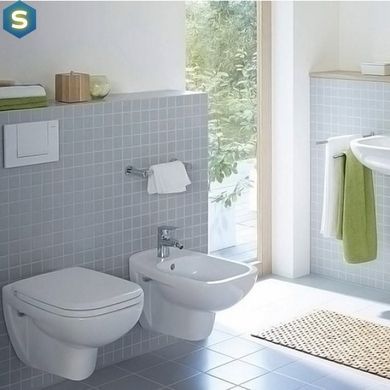 Унитаз подвесной Deravit D-Code 45351900A1 с сидением Duraplast, Белый