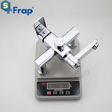 Душова система Frap F2420, поворотний вилив, лійка 1 режим, хром, Хром