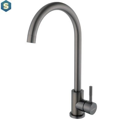 Змішувач для кухні Globus Lux Alpen SBT1-203S-GP, Графит