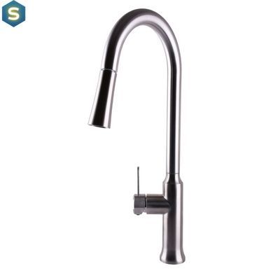 Смеситель для кухни Globus Lux Alpen SBT1-2033, Хром матовый