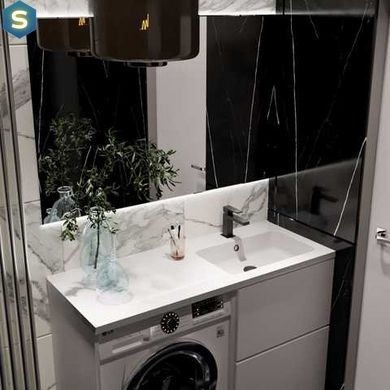 Умивальник Adamant Flat White 120 R 100005011, Білий