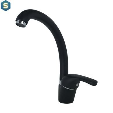 Смеситель для кухни Globus Lux GLSO-0203S-Big-Onix, Черный/золото